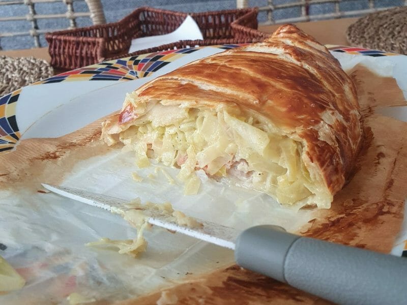 Cliquez pour zoomer ! Feuilleté saumon et poireaux Thermomix par Princesse Mathilde