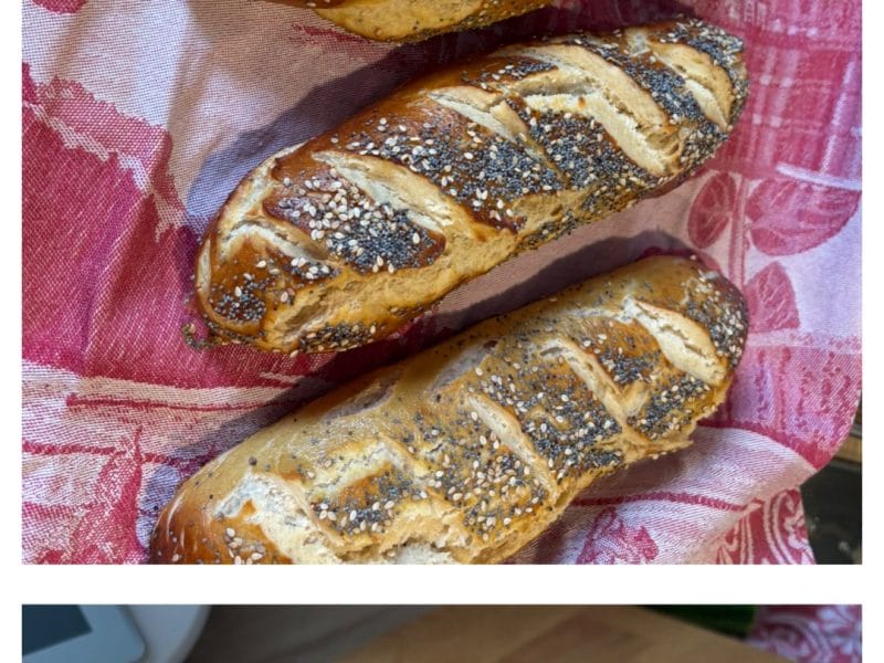 Cliquez pour zoomer ! Mauricette – Petits pains alsaciens Thermomix par titibigoudi