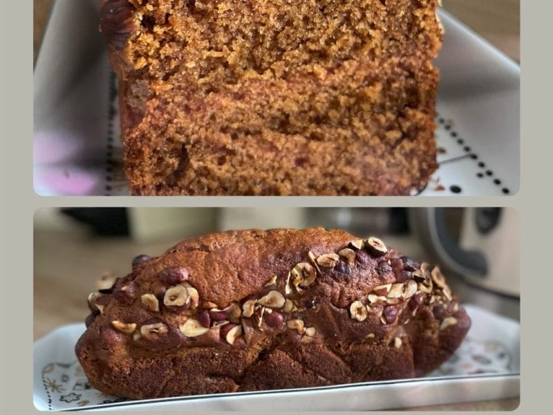 Cliquez pour zoomer ! Cake au miel et à la cannelle Thermomix par titibigoudi