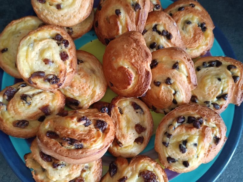 Cliquez pour zoomer ! Pains aux raisins Thermomix par doudie47