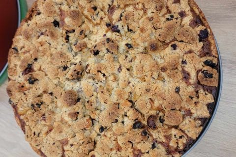 Cliquez pour zoomer ! Tarte aux pommes façon crumble Thermomix par doudie47