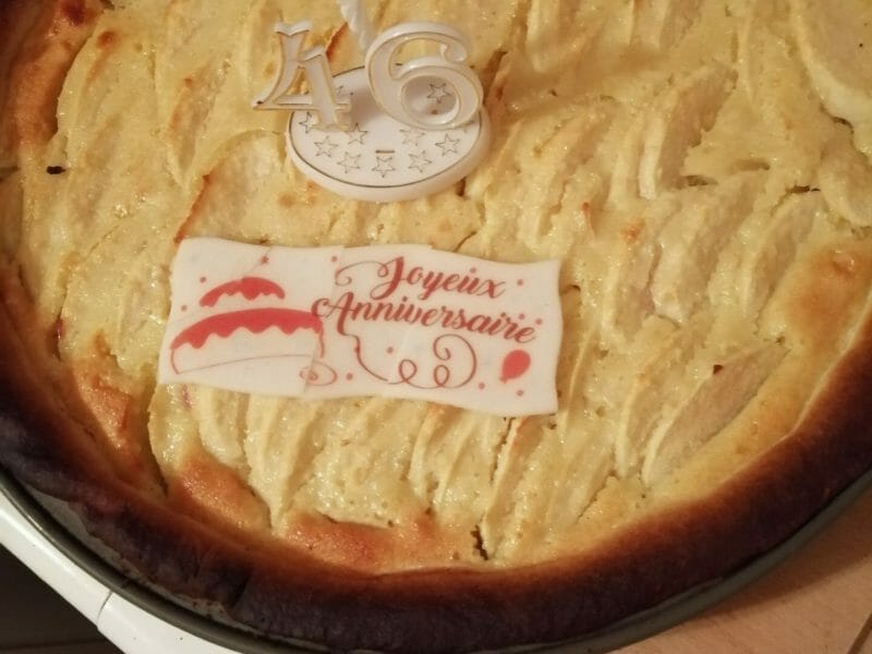 Cliquez pour zoomer ! Tarte normande aux pommes Thermomix par bettysophe