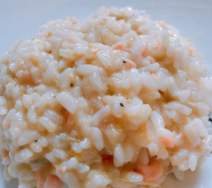Cliquez pour zoomer ! Risotto poireaux et saumon fumé Thermomix par Stephy.elona