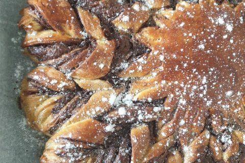 Cliquez pour zoomer ! Brioche étoilée au Nutella Thermomix par maeva_mds