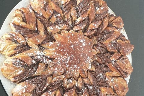 Cliquez pour zoomer ! Brioche étoilée au Nutella Thermomix par maeva_mds