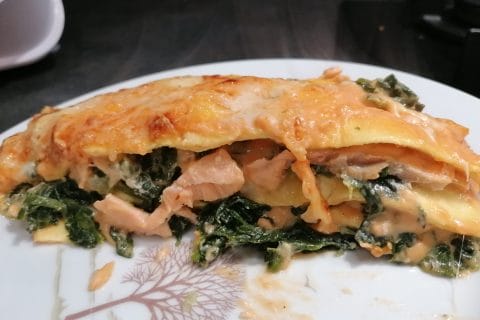 Cliquez pour zoomer ! Lasagnes au saumon et aux épinards Thermomix par caroline_393