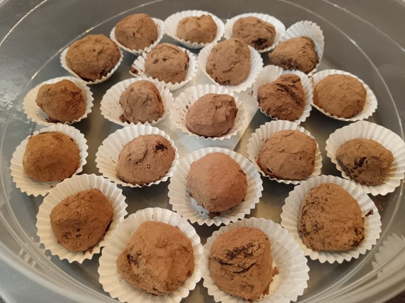Cliquez pour zoomer ! Truffes au chocolat Thermomix par caroline_393