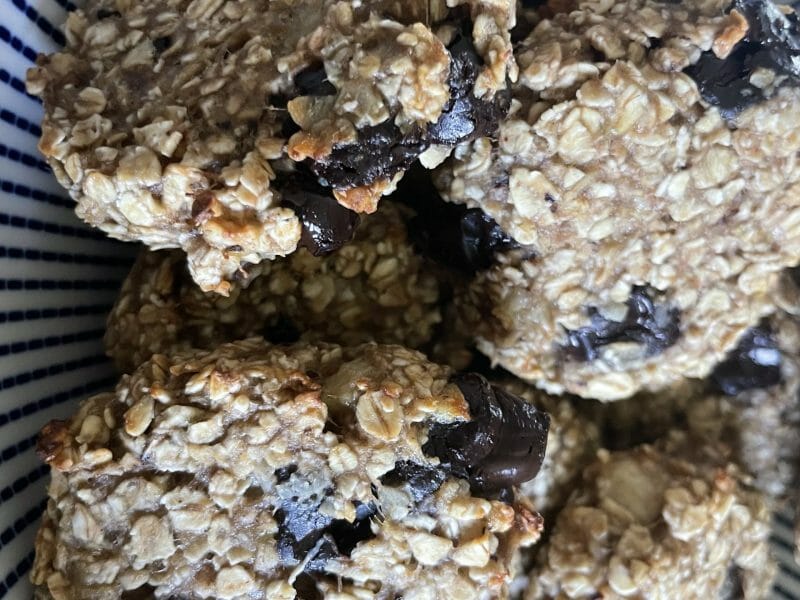 Cliquez pour zoomer ! Biscuits avoine, banane et chocolat Thermomix par Julie52