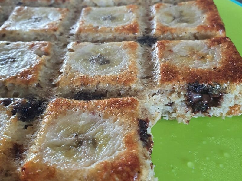 Cliquez pour zoomer ! Gâteau de flocons d’avoine à la banane Thermomix par Julie52