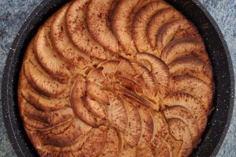 Cliquez pour zoomer ! Tarte aux pommes sans pâte Thermomix par slysly