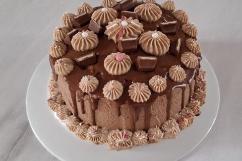 Cliquez pour zoomer ! Layer cake Kinder Bueno Thermomix par slysly