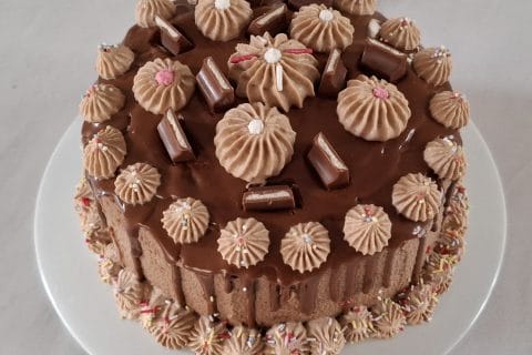 Cliquez pour zoomer ! Layer cake Kinder Bueno Thermomix par slysly