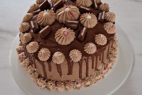 Cliquez pour zoomer ! Layer cake Kinder Bueno Thermomix par slysly