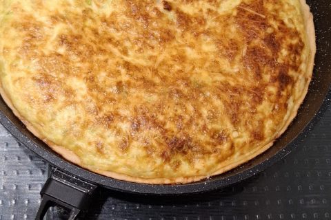 Cliquez pour zoomer ! Quiche poireaux et saumon Thermomix par slysly