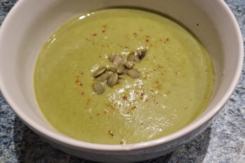 Cliquez pour zoomer ! Velouté de verts de poireaux Thermomix par slysly