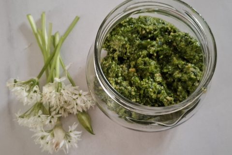 Cliquez pour zoomer ! Pesto à l’ail des ours Thermomix par slysly