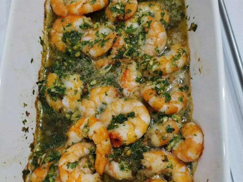 Cliquez pour zoomer ! Crevettes à l’ail Thermomix par slysly