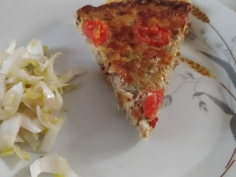 Cliquez pour zoomer ! Quiche thon et aubergines Thermomix par slysly