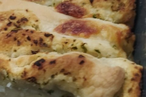 Cliquez pour zoomer ! Pain à l’ail, persil et mozzarella Thermomix par slysly