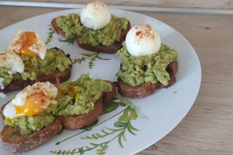 Cliquez pour zoomer ! Tartine avocat et oeuf mollet Thermomix par slysly