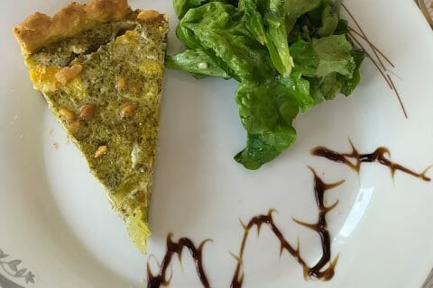 Cliquez pour zoomer ! Tarte aux courgettes et au pesto Thermomix par slysly