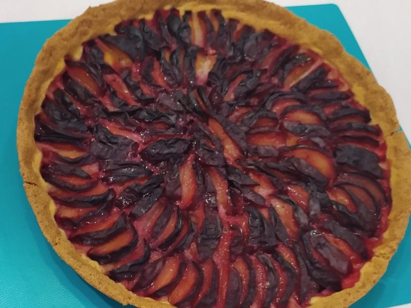 Cliquez pour zoomer ! Tarte aux quetsches Thermomix par slysly