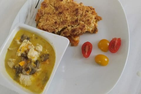 Cliquez pour zoomer ! Crumble aux légumes provençaux Thermomix par slysly