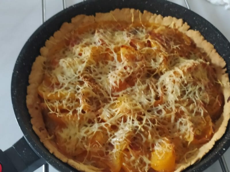 Cliquez pour zoomer ! Tarte tomates et jambon Thermomix par slysly
