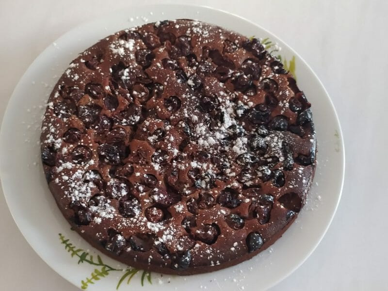 Cliquez pour zoomer ! Gâteau au chocolat et aux cerises Thermomix par slysly