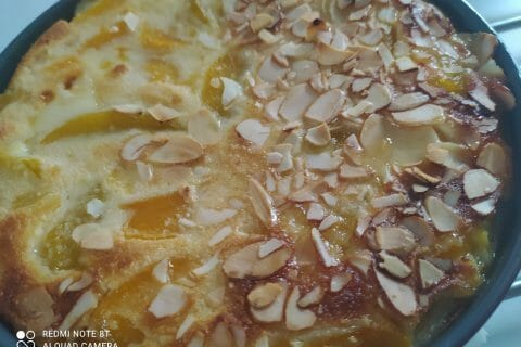 Cliquez pour zoomer ! Clafoutis aux pêches Thermomix par slysly