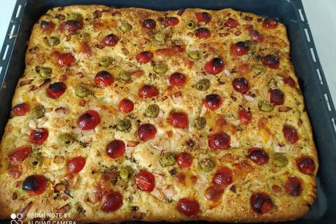 Cliquez pour zoomer ! Focaccia des Pouilles Thermomix par slysly