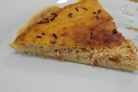 Cliquez pour zoomer ! Tarte au thon, tomate et moutarde Thermomix par slysly
