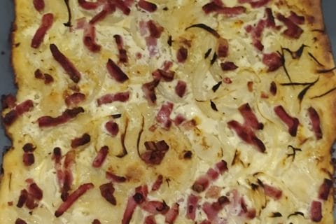 Cliquez pour zoomer ! Flammekueche traditionnelle Thermomix par slysly