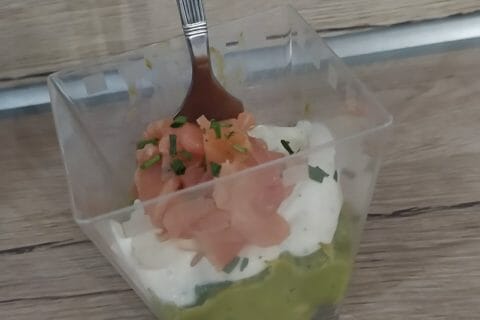 Cliquez pour zoomer ! Verrines saumon avocat Thermomix par slysly