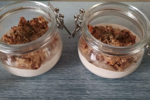 Cliquez pour zoomer ! Verrines mousse de jambon et pesto de tomates confites Thermomix par slysly
