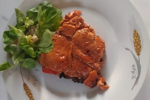 Cliquez pour zoomer ! Clafoutis aubergines et tomates Thermomix par slysly