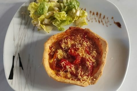 Cliquez pour zoomer ! Quiche poivrons et chorizo Thermomix par slysly