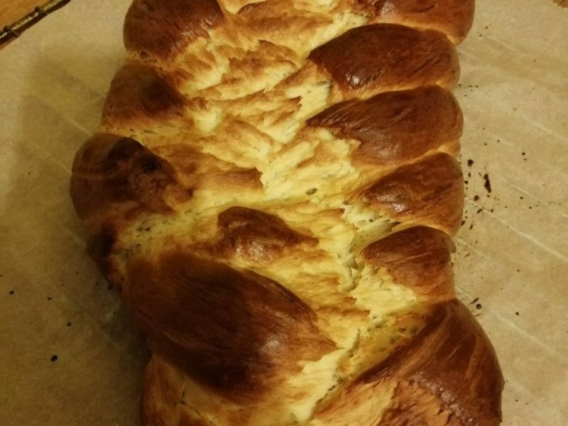 Cliquez pour zoomer ! Brioche tressée à la mie filante Thermomix par CarolineDC