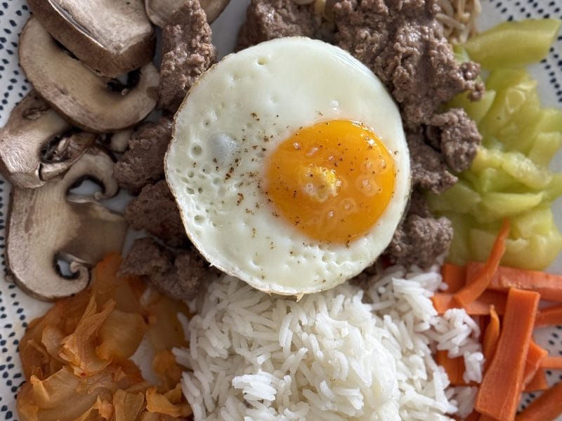 Cliquez pour zoomer ! Bibimbap coréen Thermomix par maya178