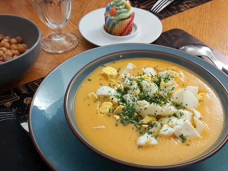 Cliquez pour zoomer ! Soupe aux oeufs et à la coriandre Thermomix par greenangelanne