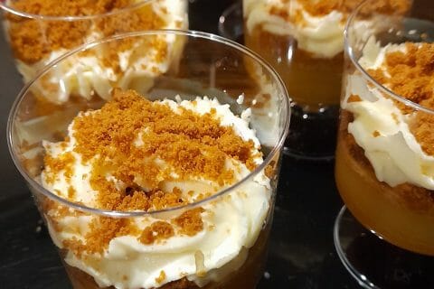 Cliquez pour zoomer ! Verrines pommes caramel et spéculoos Thermomix par scoubina