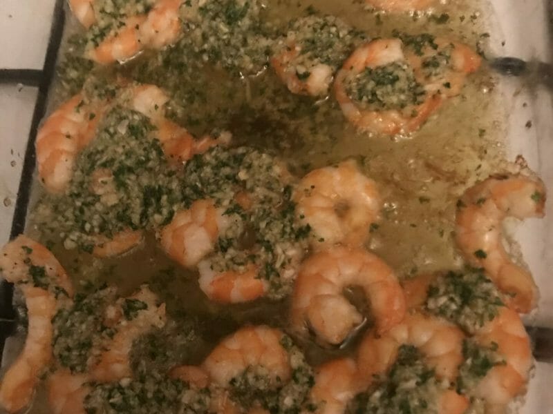 Cliquez pour zoomer ! Crevettes à l’ail Thermomix par cocodu92