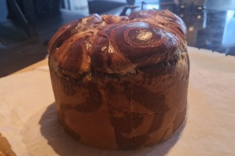 Cliquez pour zoomer ! Brioche marbrée Thermomix par zediabolik
