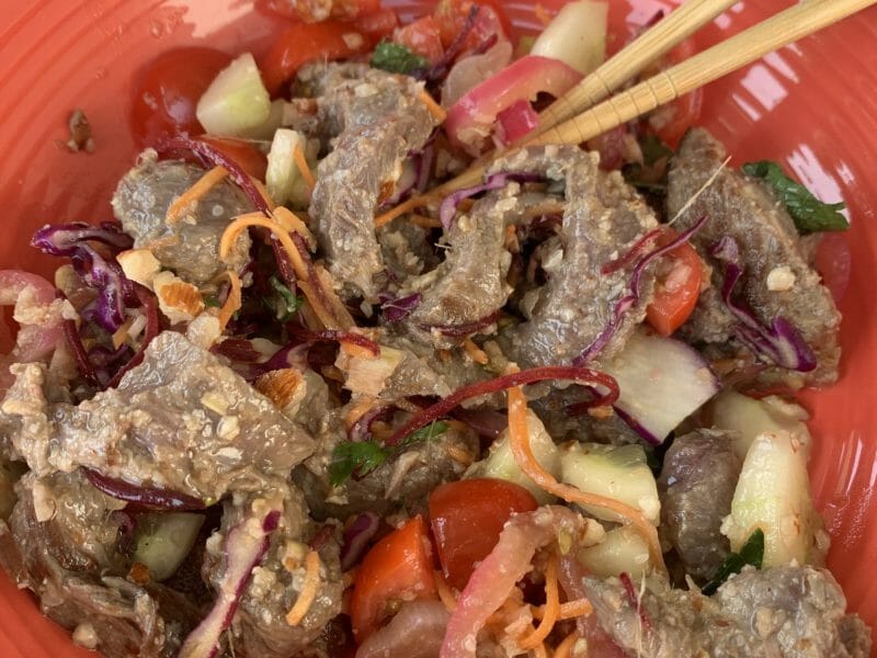 Cliquez pour zoomer ! Salade thaï au boeuf Thermomix par sabatchef