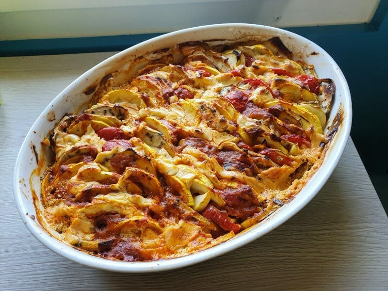 Cliquez pour zoomer ! Tian de légumes et mozzarella Thermomix par gwen-76