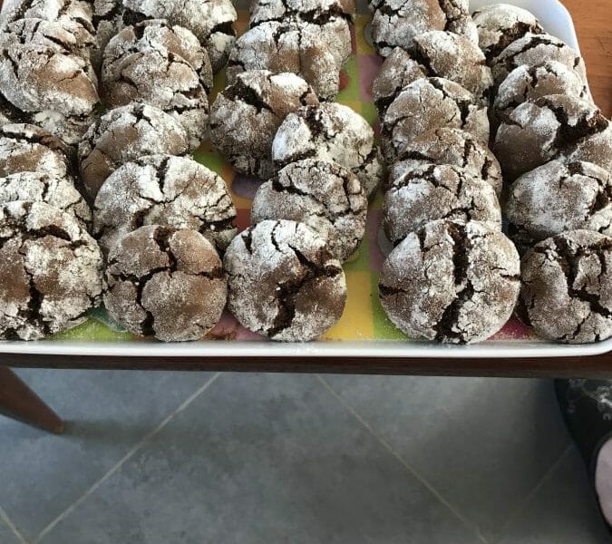 Cliquez pour zoomer ! Craquelés au chocolat Thermomix par belmete