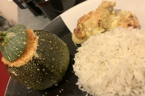 Cliquez pour zoomer ! Courgettes rondes farcies à la ricotta Thermomix par tentense44