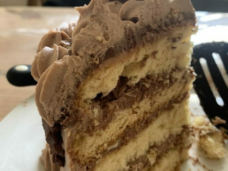 Cliquez pour zoomer ! Layer cake Kinder Bueno Thermomix par tentense44