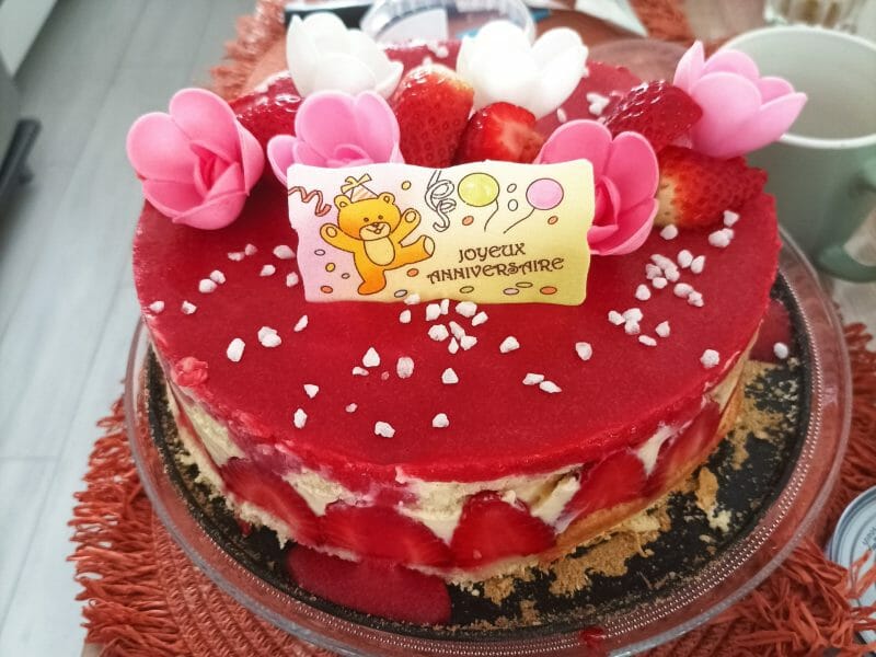 Cliquez pour zoomer ! Fraisier Thermomix par colombe