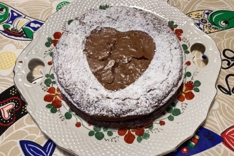 Cliquez pour zoomer ! Fondant à la crème de marron et au chocolat Thermomix par Miminefer